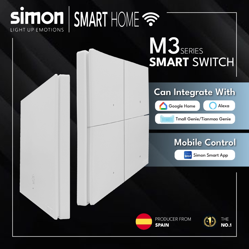 SIMON M3 Smart Series White (IMPORTANT: Please read the description ...