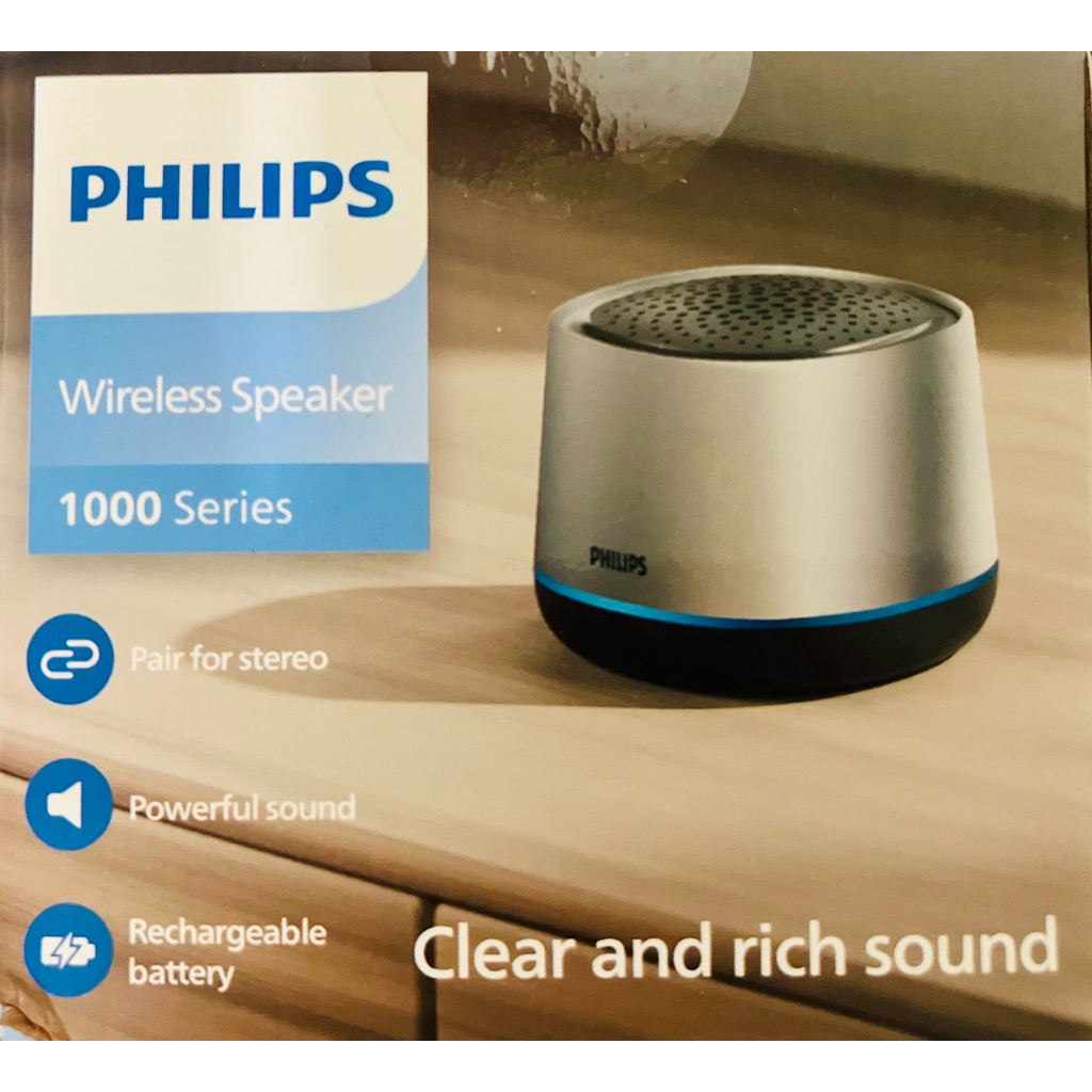 Philips S1009 Mini Bluetooth Speaker Wireless Portable TWS Stereo Sound ...
