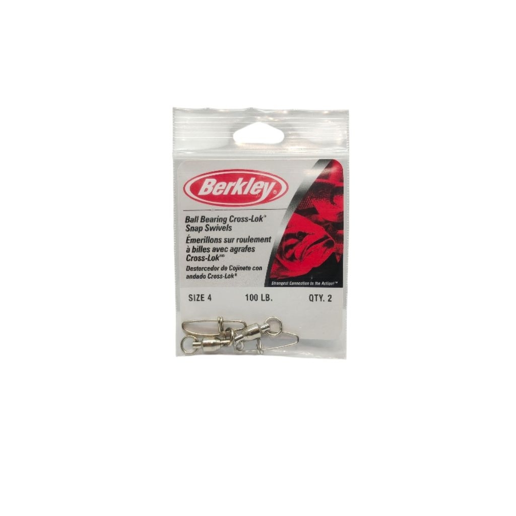 Berkley McMahon Barrel Swivels – Fishing Swivels For Tackle Rigging – Made In China