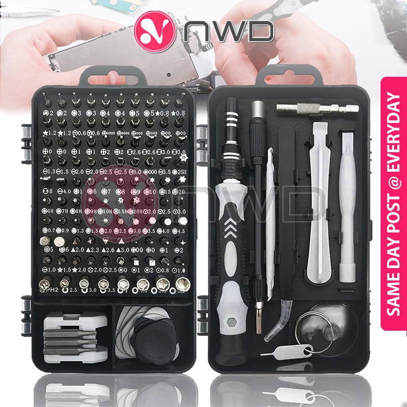 𝗔𝗟𝗟 𝗜𝗡 𝗢𝗡𝗘 》115 In 1 DIY Repair Tool Kit Magnetic Screwdriver Bit Set ...