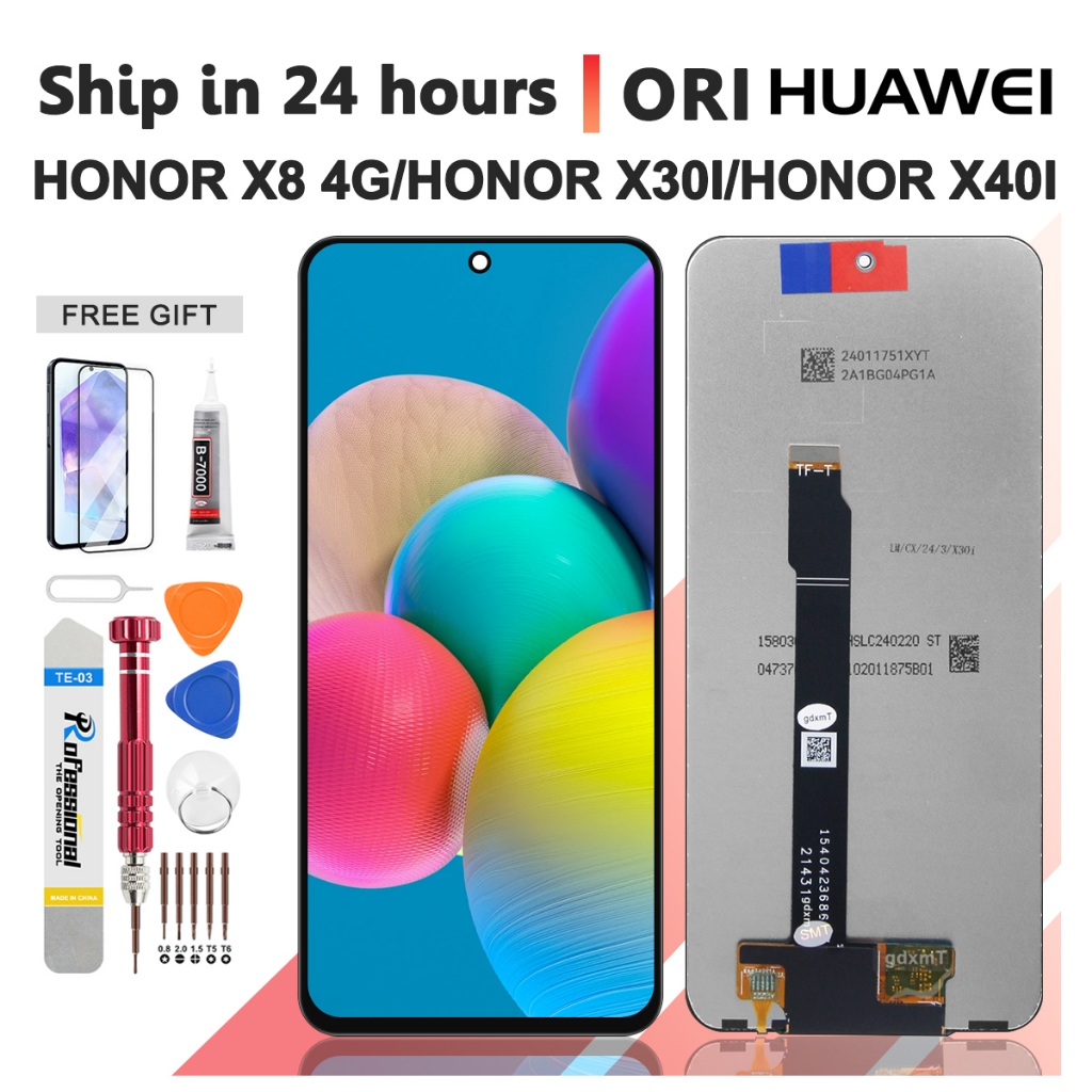 LCD FOR HONOR X8 4G / HONOR X30I / HONOR X40I Replacement components ...