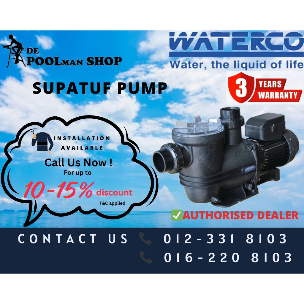 Waterco Pool Pump SupaTuf | Shopee Malaysia