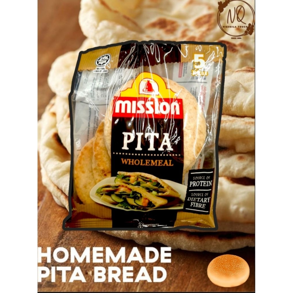 ROTI PITA WHOLEMEAL BY MISSION | Shopee Malaysia