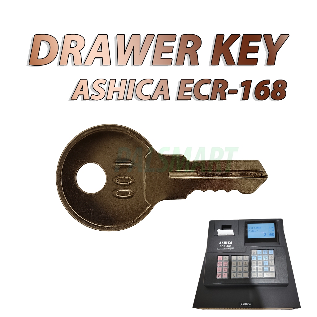 Ashica Sharp XEA102 XEA137 XEA207 ECR168 Cash Register Operator Key ...