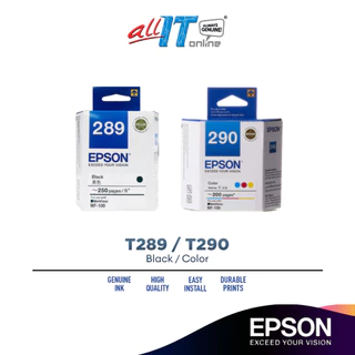 Epson T289 Black Ink Cartridge / Epson T290 Color Ink Cartridge for Printer WF-100