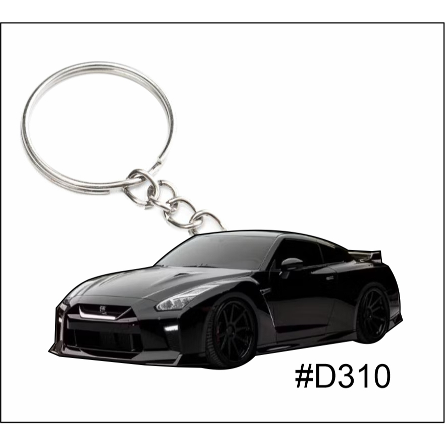 nissan gtr gt0r black 2d keychain | Shopee Malaysia