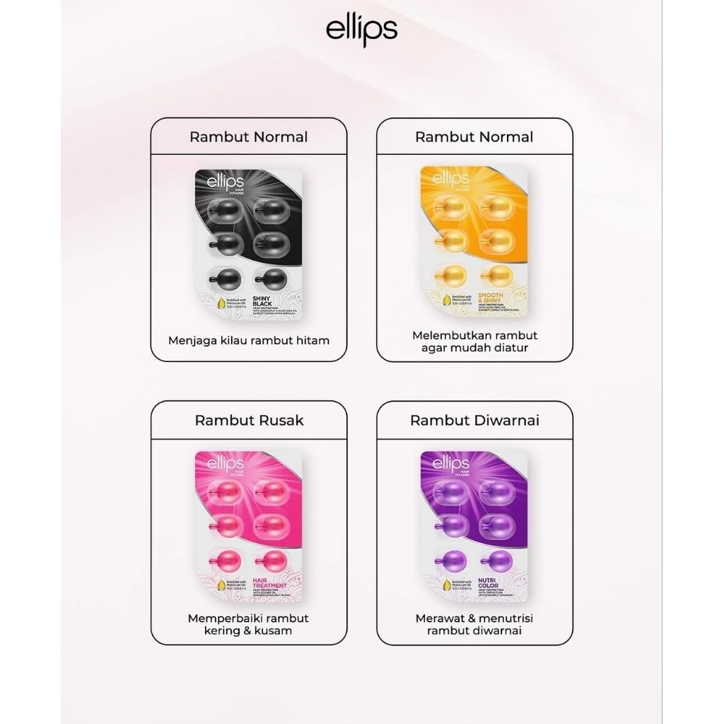 Ellips Hair Vitamin / Elips Vitamin Rambut | Shopee Malaysia