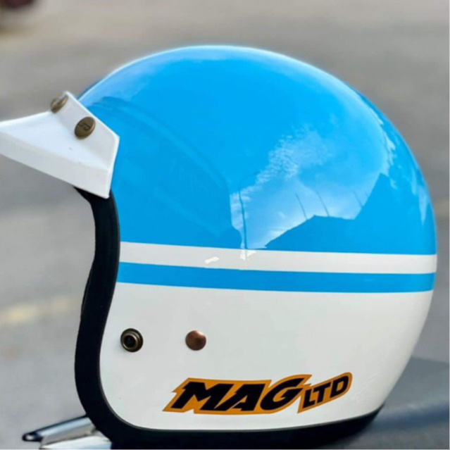 [ HELMET ] 100% ORIGINAL MAG LTD 5 BUTTON 2 TONE COLOR / LTD MAG TWO ...