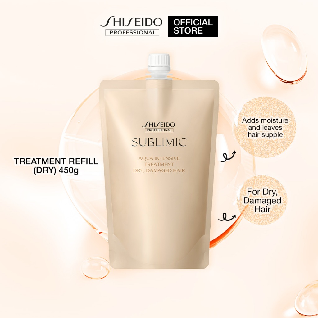 SHISEIDO PROFESSIONAL Sublimic Aqua Intensive Treatment (Dry) Refill ...
