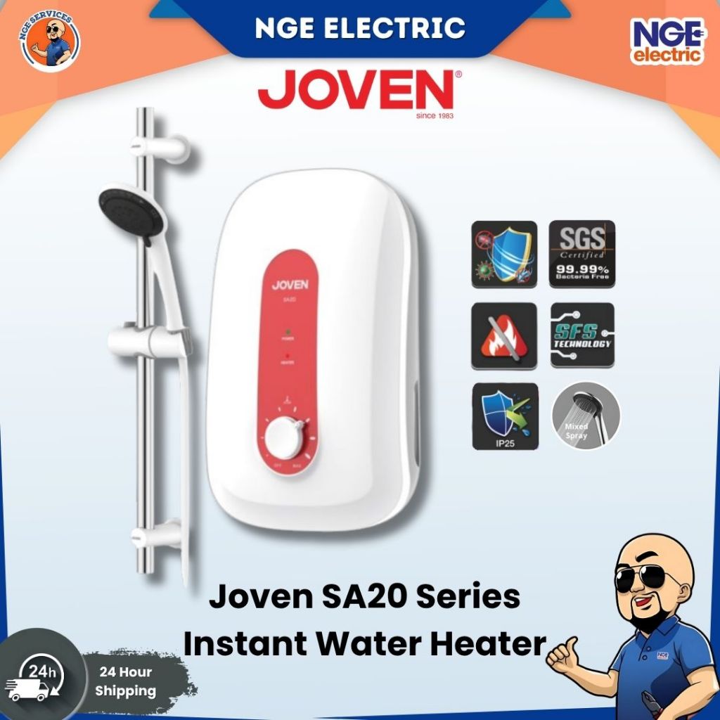 Joven SA20 Series Instant Water Heater with DC Energy Saving Silent ...