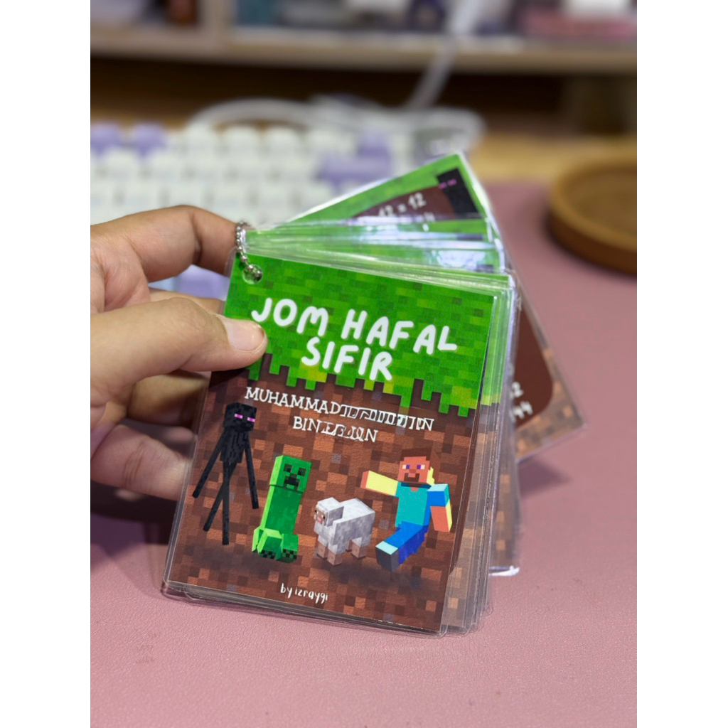 Flash Card Sifir Minecraft Shopee Malaysia