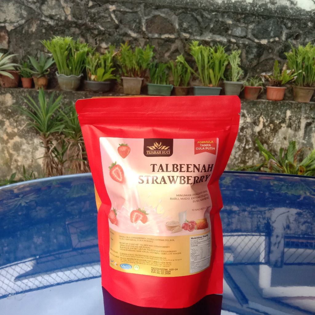TALBEENAH PLUS STRAWBERRY🍓 Talbinah Susu Kambing | Shopee Malaysia