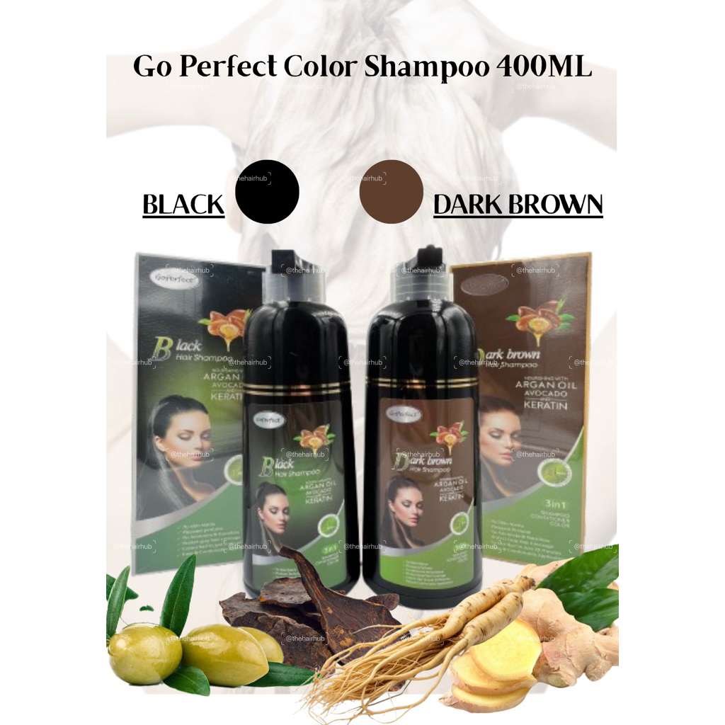 NewLook Liwei Black / Dark Brown Hair Shampoo 400ML (New packaging ...