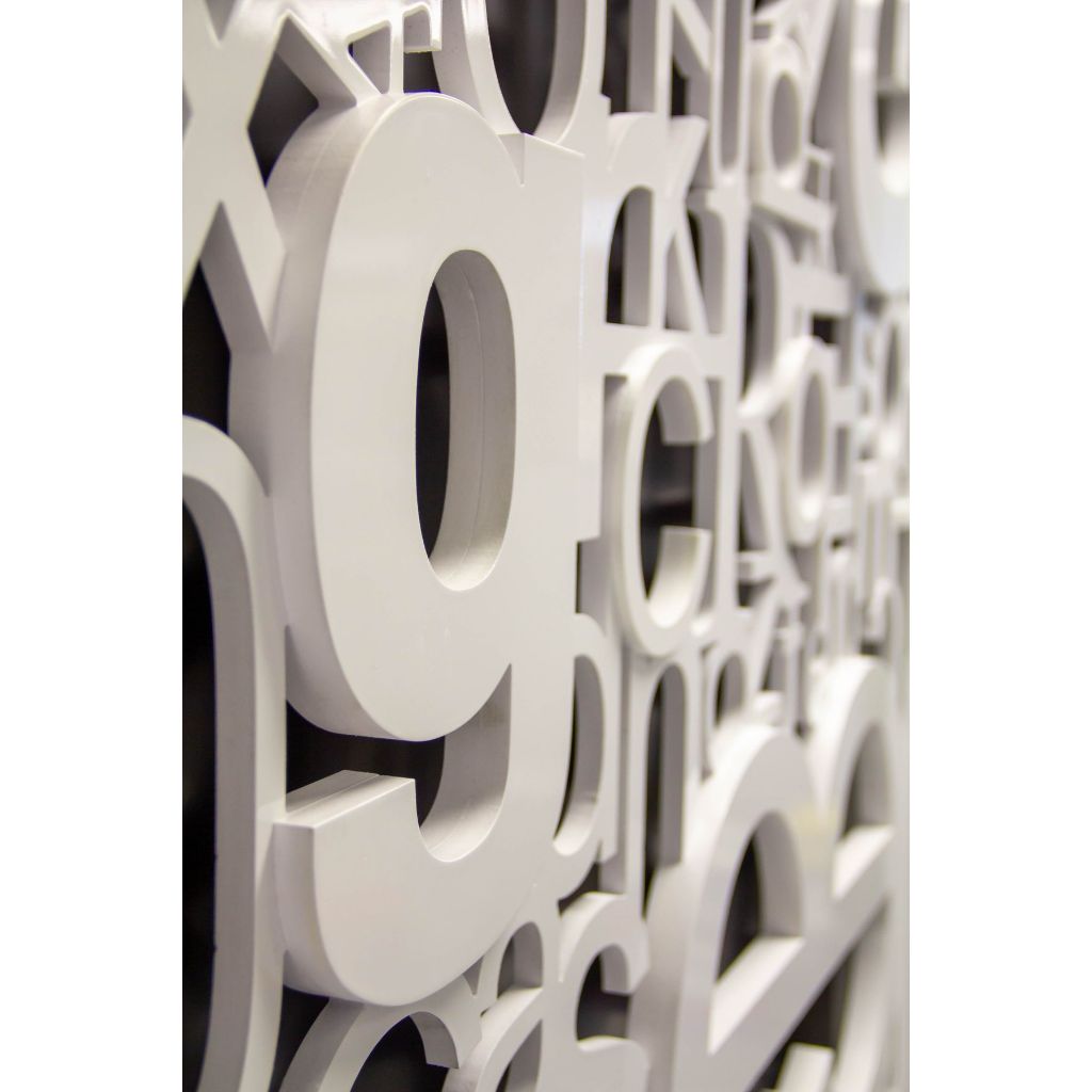 [H-10cm] 3D Alphabet block letters and numbers | Waterproof | A-Z & 1-0 ...