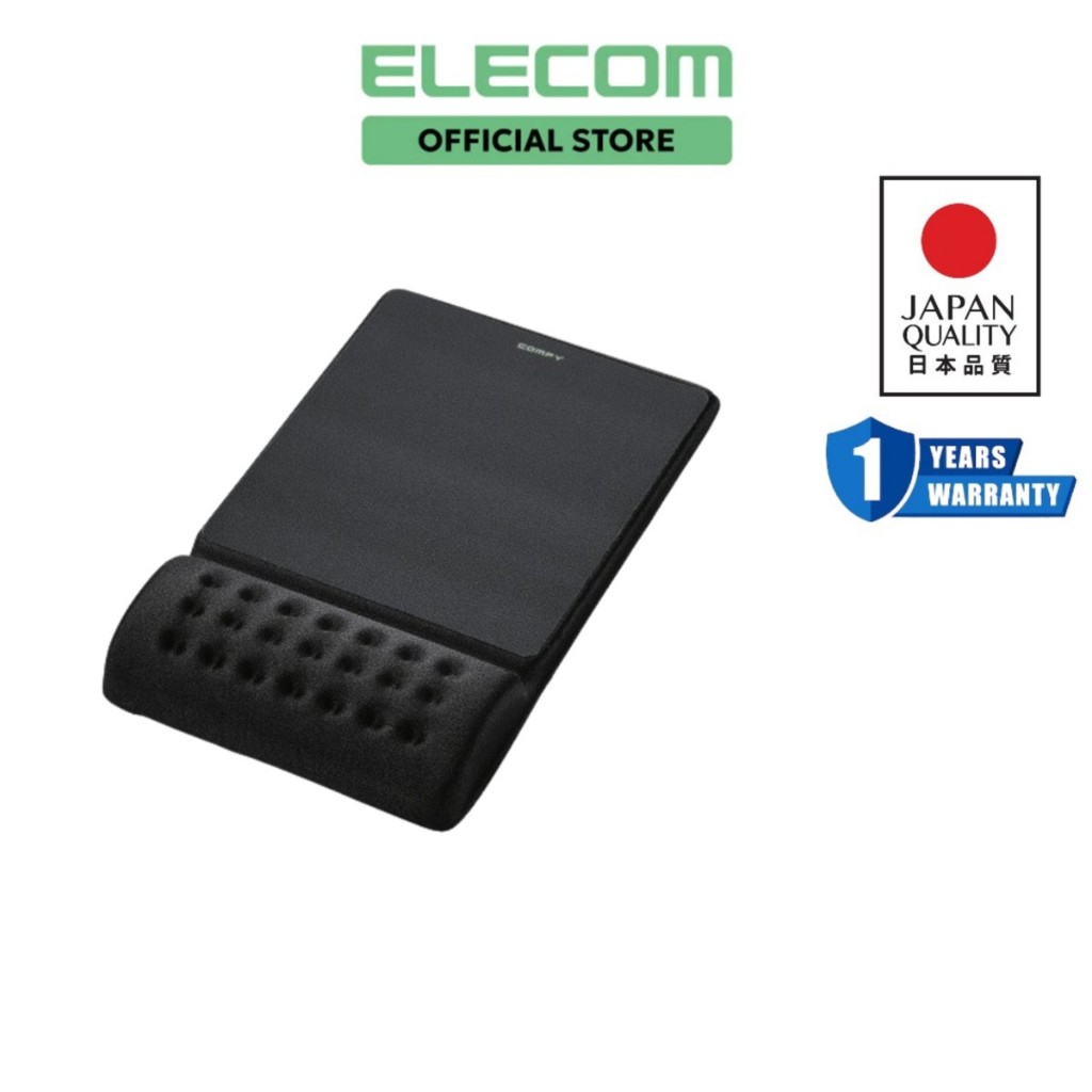 ELECOM MP-096 Series COMFY Mouse Pad with Wrist Rest (Combine)/Reduce ...