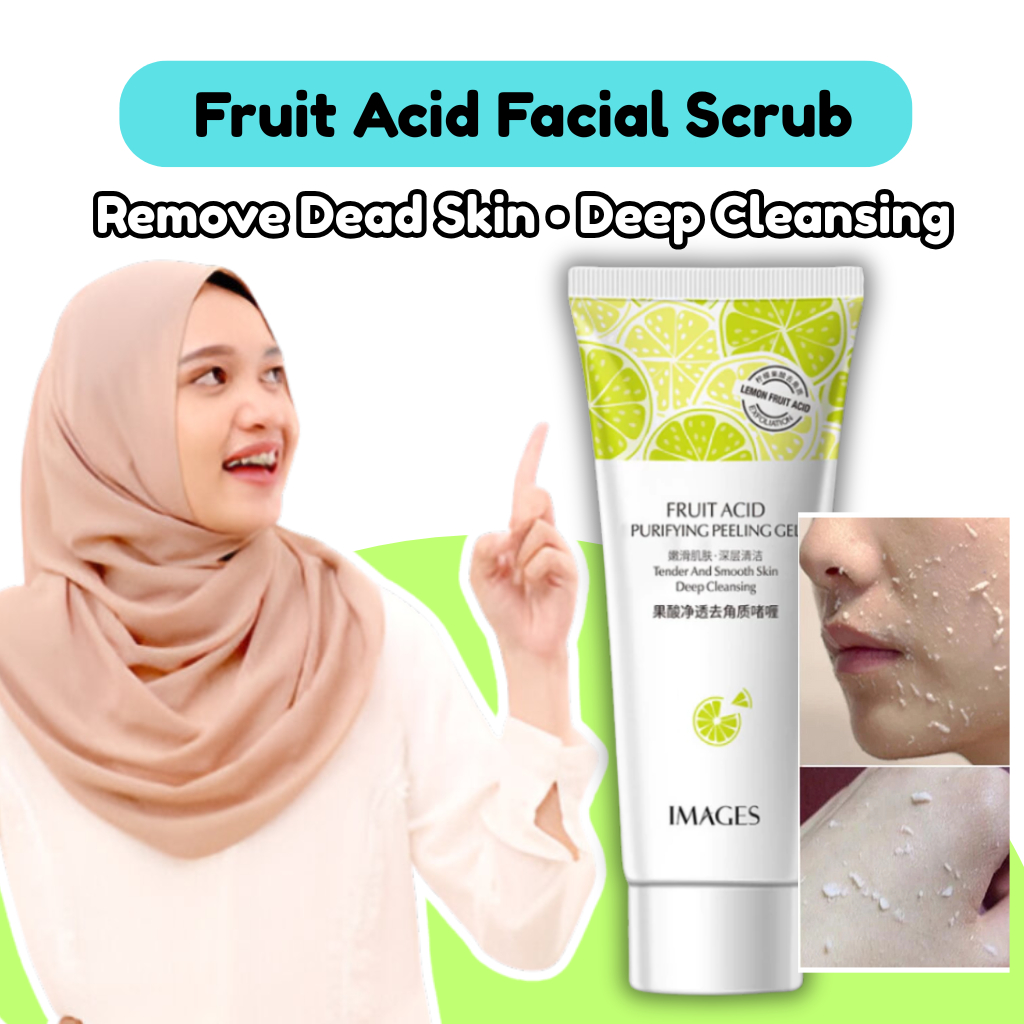 Images Advanced Fruit Acid Exfoliation Scrub Deep Cleansing Peeling Gel ...