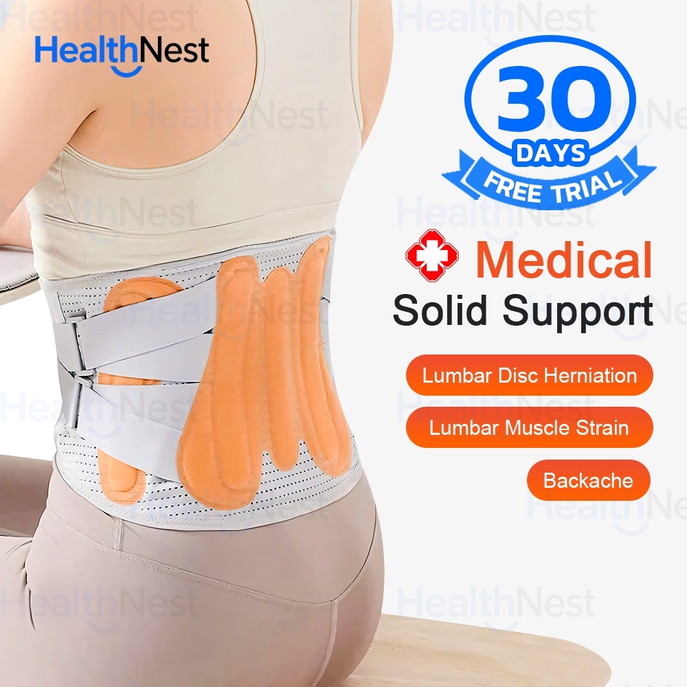 Lumbar Support Belt Bionic Spine with Steel Plates for Back Pain ...