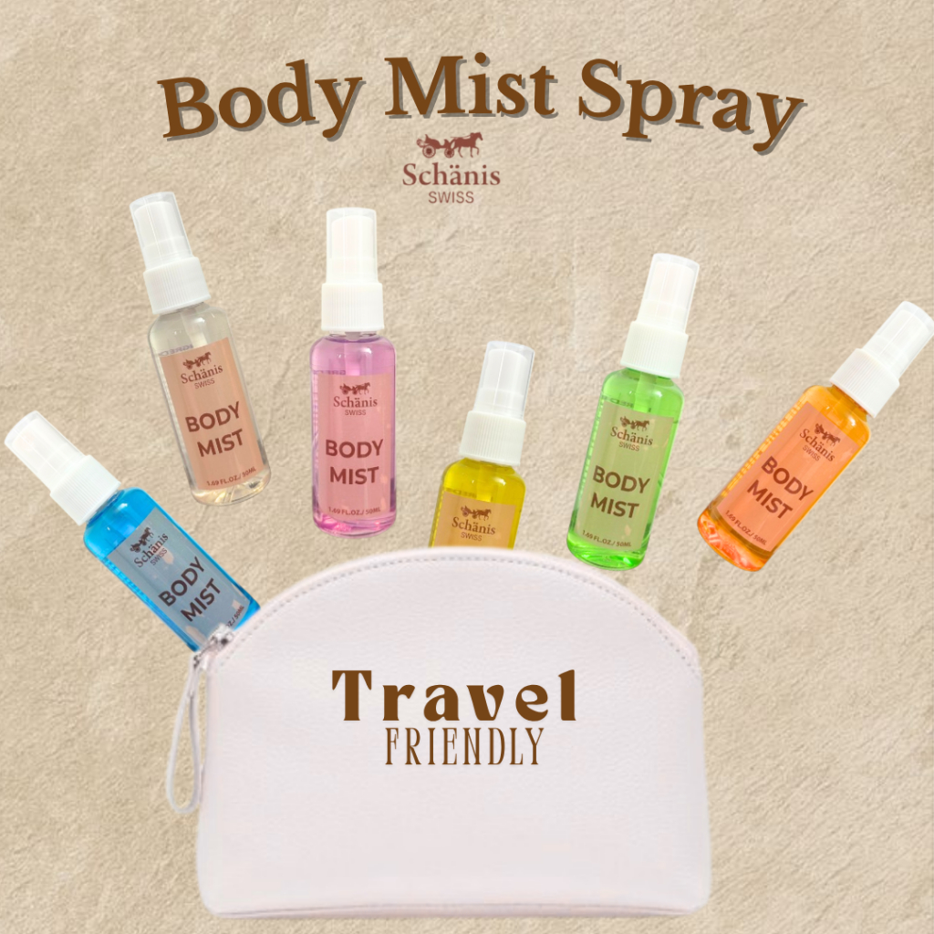 BODY MIST PERFUME SPRAY 50ML Minyak Wangi Mini Murah Travel Size ...