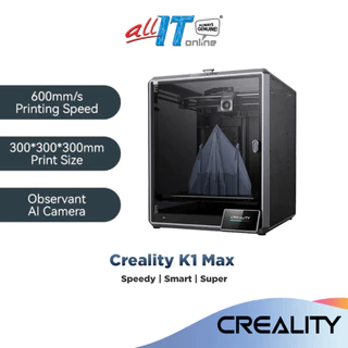 Creality K1 / Creality K1C / Creality K1 Max 3D Printer 600mm/s Speed 300 x 300 x 300mm Print Size