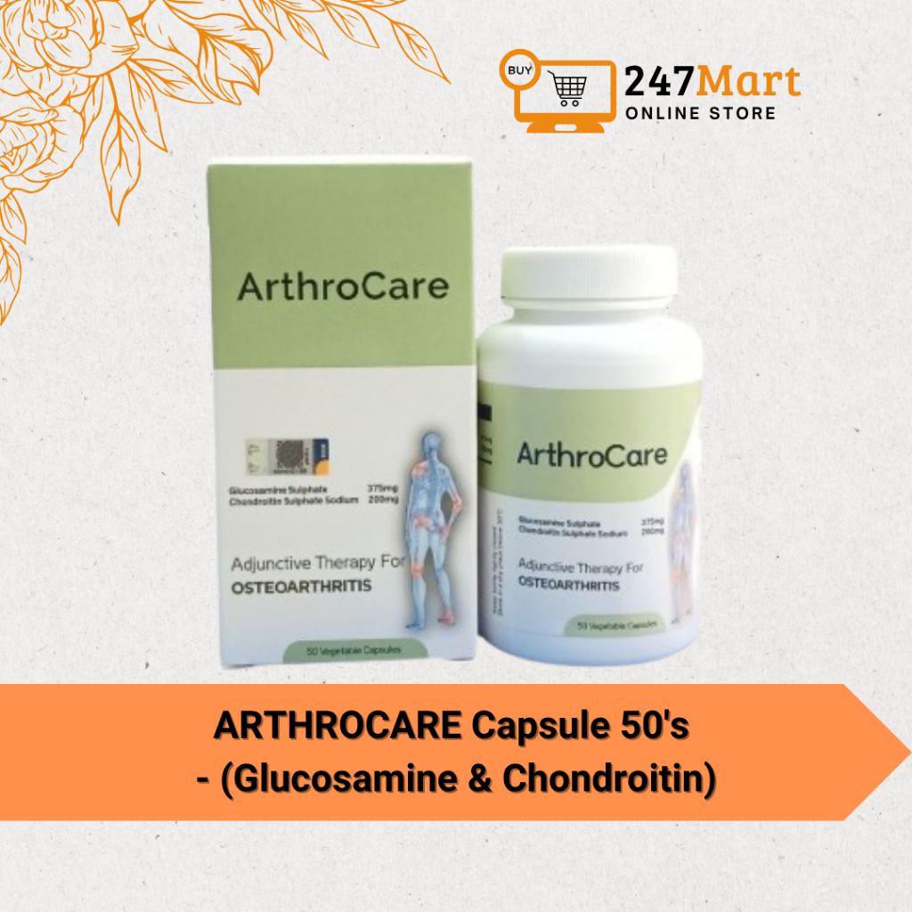 ArthroCare Capsule 50's - (Glucosamine & Chondroitin) | Shopee Malaysia