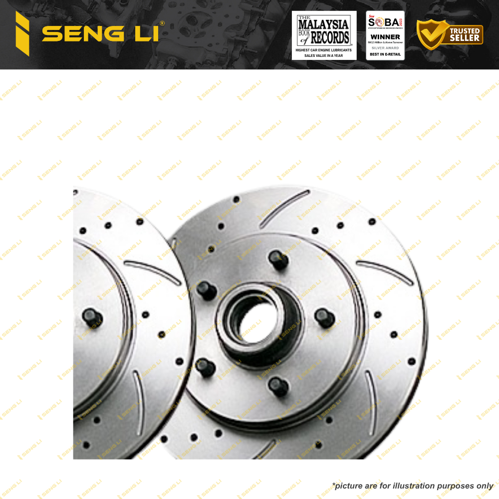TOYOTA ALPHARD ANH20 FRONT & REAR DISC ROTOR NORMAL | HOLE ONLY | HOLE ...