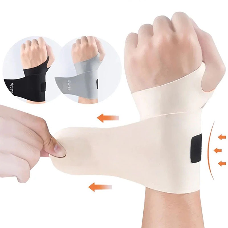 Adjustable Thin Compression Wrist Brace for Sprain & Tendon Pain ...