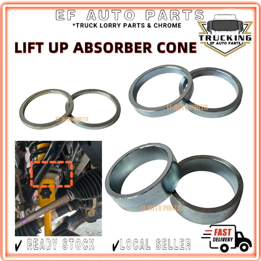 LIFT UP 2 INCH ABSORBER CONE PROFENDER RIDEMAX BULL FRONT ABSORBER 21MM ...