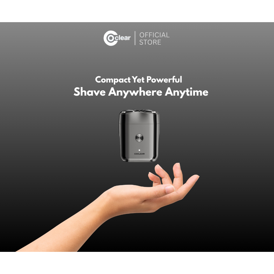 Coclear Travel Electric Men Shaver CS007 Double Floating Head Portable ...