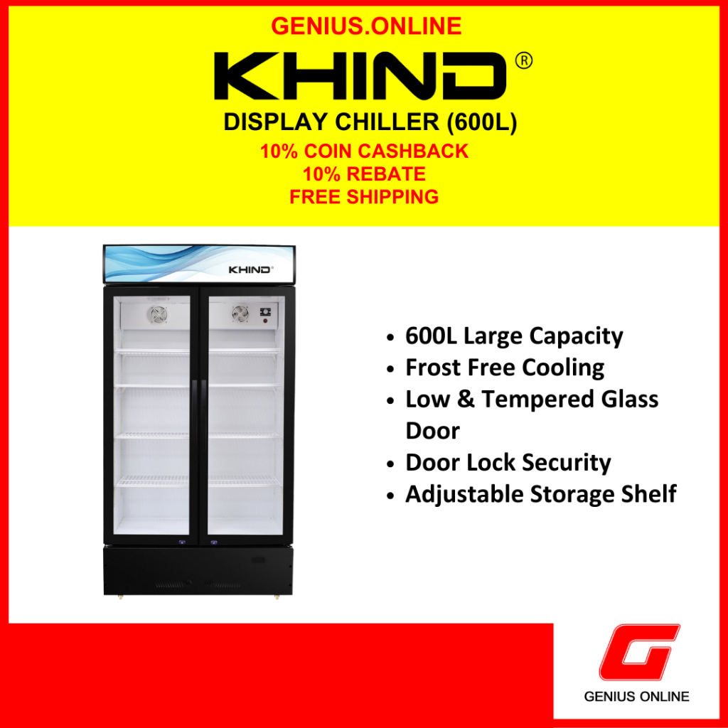 KHIND Display Chiller (600L) KDS600 | Shopee Malaysia