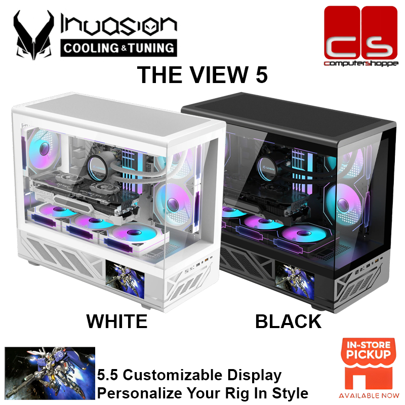 INVASION THE VIEW 5 M-ATX (5.5 Customizable Display SCREEN)WITH ...