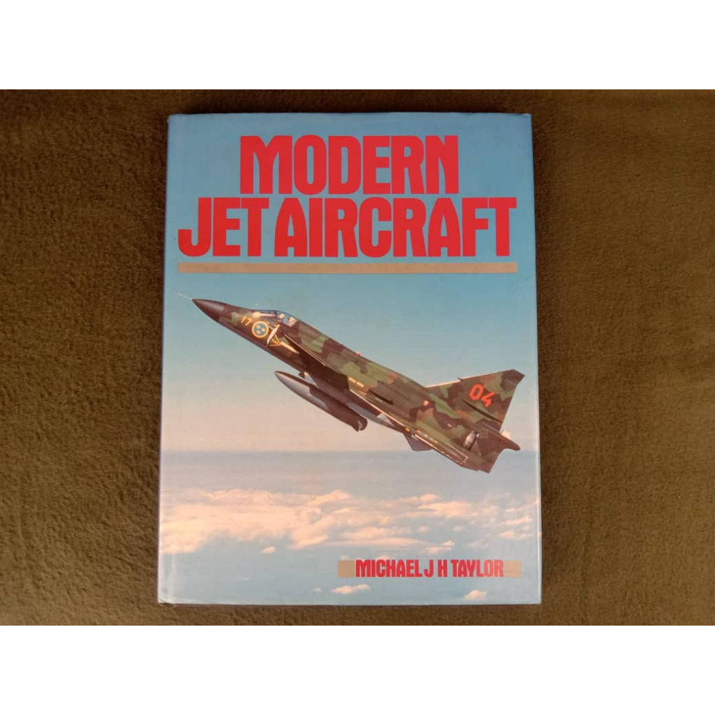 VINTAGE BOOK MODERN JET AIRCRAFT 1984 HARD COVER | Shopee Malaysia