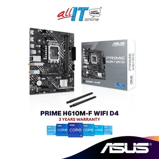 ASUS PRIME H610M-F WIFI D4 Micro ATX (mATX) Intel Motherboard | Intel LGA1700 Socket