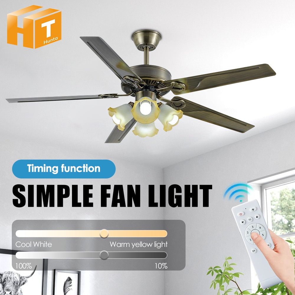Ceiling fan light 30W CCT 3000K/4500K/6000K,3 Terminal temperature ...