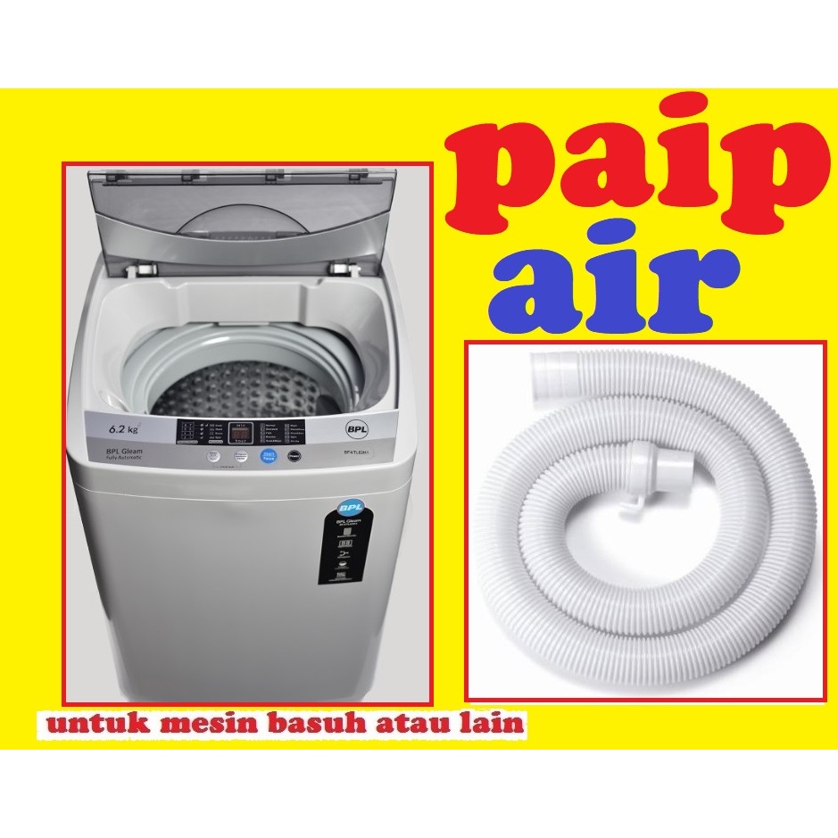 Paip Air Mesin Basuh Singki Dobi Washing Machine Kitchen Sink Tubing ...