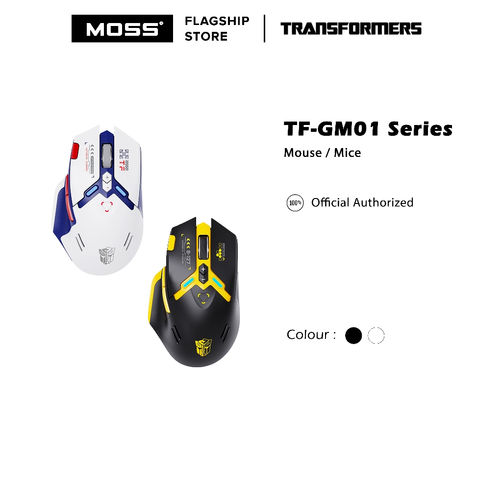 Transformers TF-GM01 Bluetooth Wireless Mouse With RBG Light ...