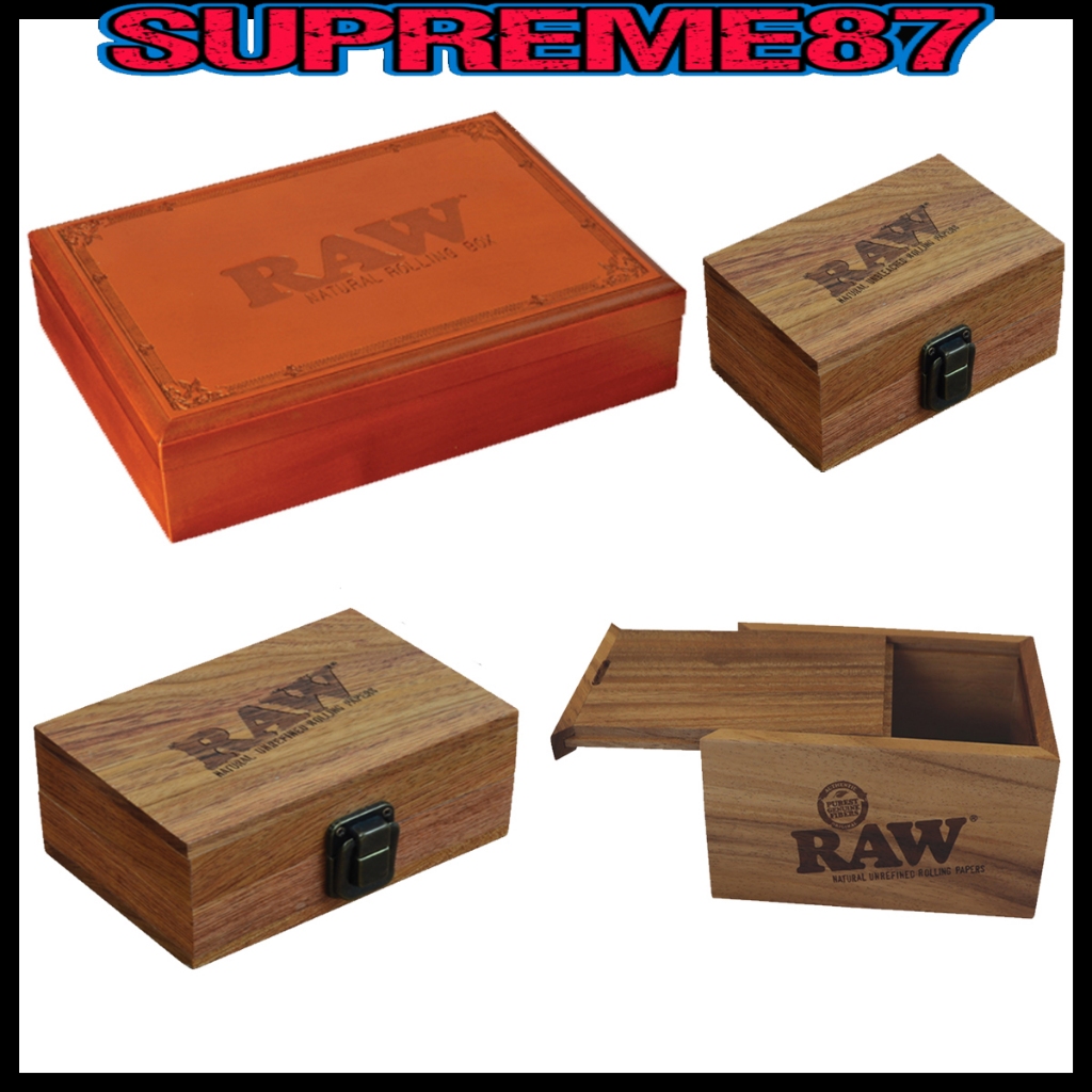 RAW Wooden Rolling Box Storage Box | Shopee Malaysia