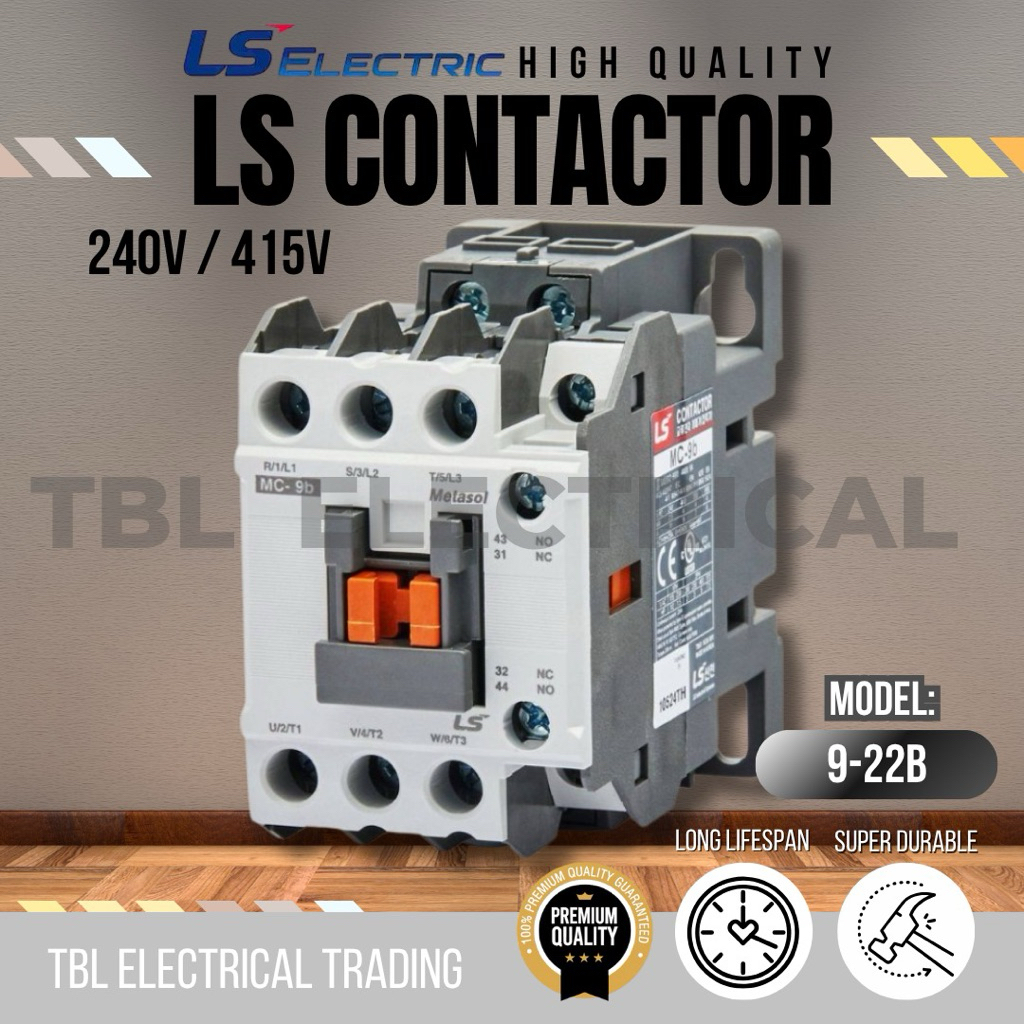LS CONTACTOR 3P 240V 415V MC9B MC12B MC18B MC22B MC32A MC40A 240V 1A1B ...