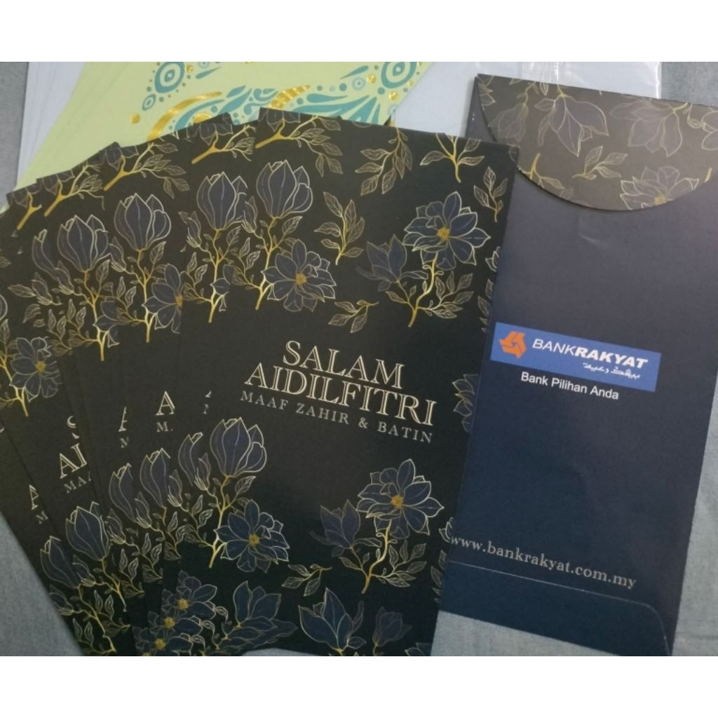 Sampul Duit Raya (SDR) Bank Rakyat 2023 - 1pair of 2pcs | Shopee Malaysia