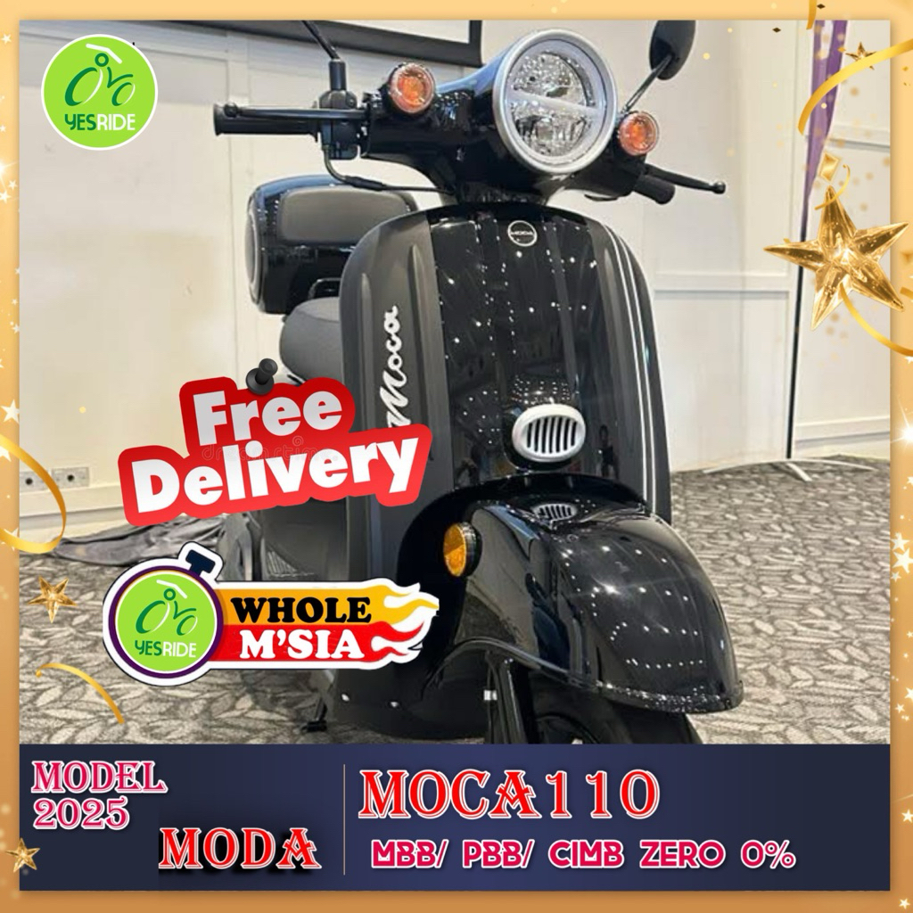 MODA moca110 New model 2025 | Shopee Malaysia