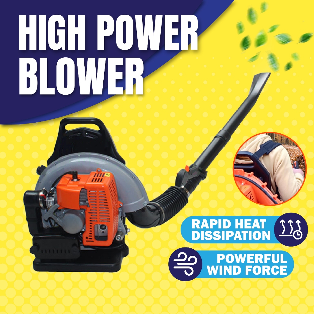 Blower Angin Leaf blower Heavy Duty Backpack Air blower Petrol Hand ...