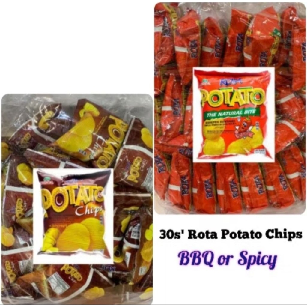[16g x 30pkt] Rota Potato Chips BBQ / Spicy Flavour | Shopee Malaysia