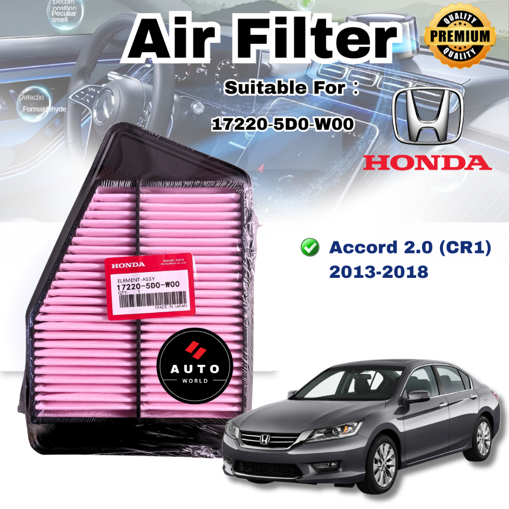 Air Filter Honda Accord 2013