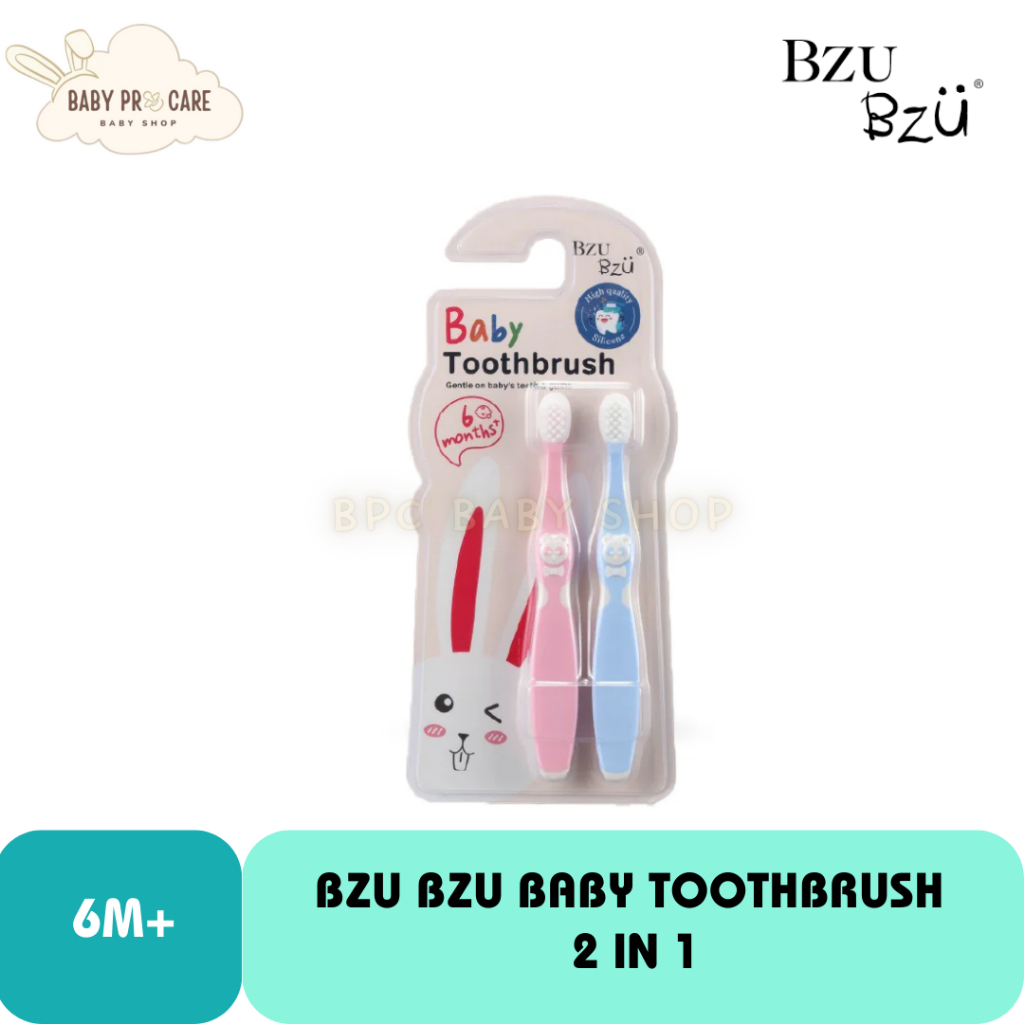 BZU BZU 2 in 1 Baby Toothbrush (6m+) | Shopee Malaysia
