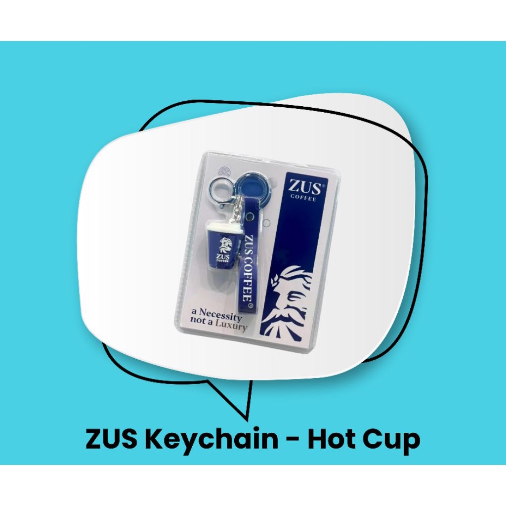 ZUS Keychain - Hot Cup Thunder Blue | Shopee Malaysia