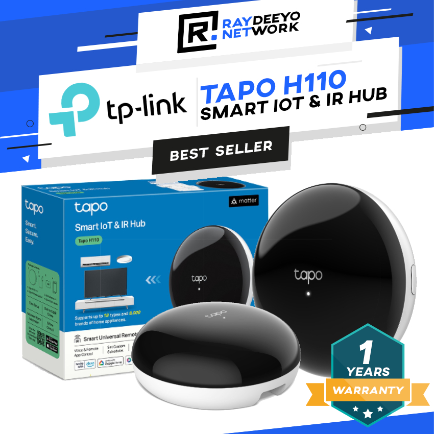 TP-LINK Tapo H110 Smart Universal Remote Control Smart IR & IoT Hub All ...