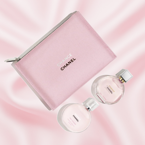 NEW Authentic Chanel Chance Eau Tendre Limited Edition Set with Pink ...