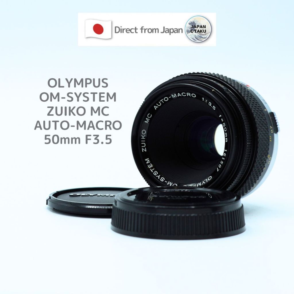 Olympus OM Zuiko Macro 50mm F/3.5 – Objectif Macro Manuel état Correct