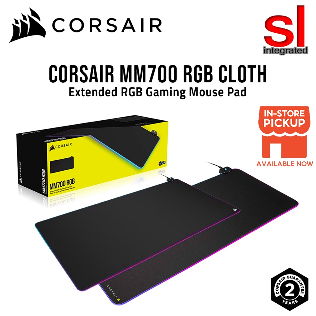 Corsair MM700 RGB Extended Cloth Series Gaming Mouse Pad (Extended ...