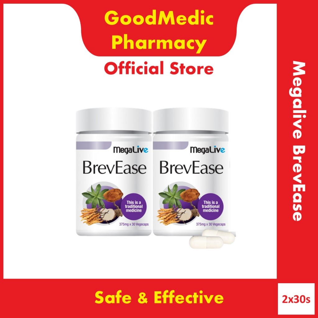 Megalive BrevEase Vegecap (2x30s) | Shopee Malaysia