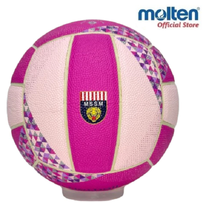 [Free Nylon Bag] Netball Ball Size 4 - Molten SN48MX-MP-MS Synthetic ...